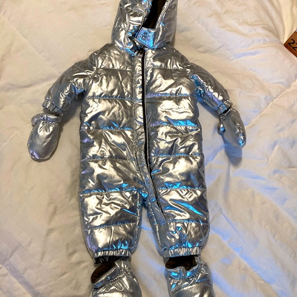Silver Gymboree Snowsuit for Baby - Picture 1 of 5